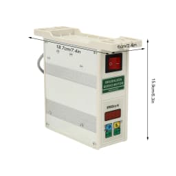 Sewing Machine Motor Sewing Machine Servo Motor 600W/28x10.5x20cm Electric Brushless Split Motor for Industrial Sewing Machine