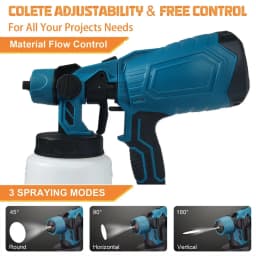 1000ML Electric Spray Gun HVLP Paint Sprayer Auto Steel Coating Airbrush Home Cordless Paint Sprayer For Makita 18V Battery Pin