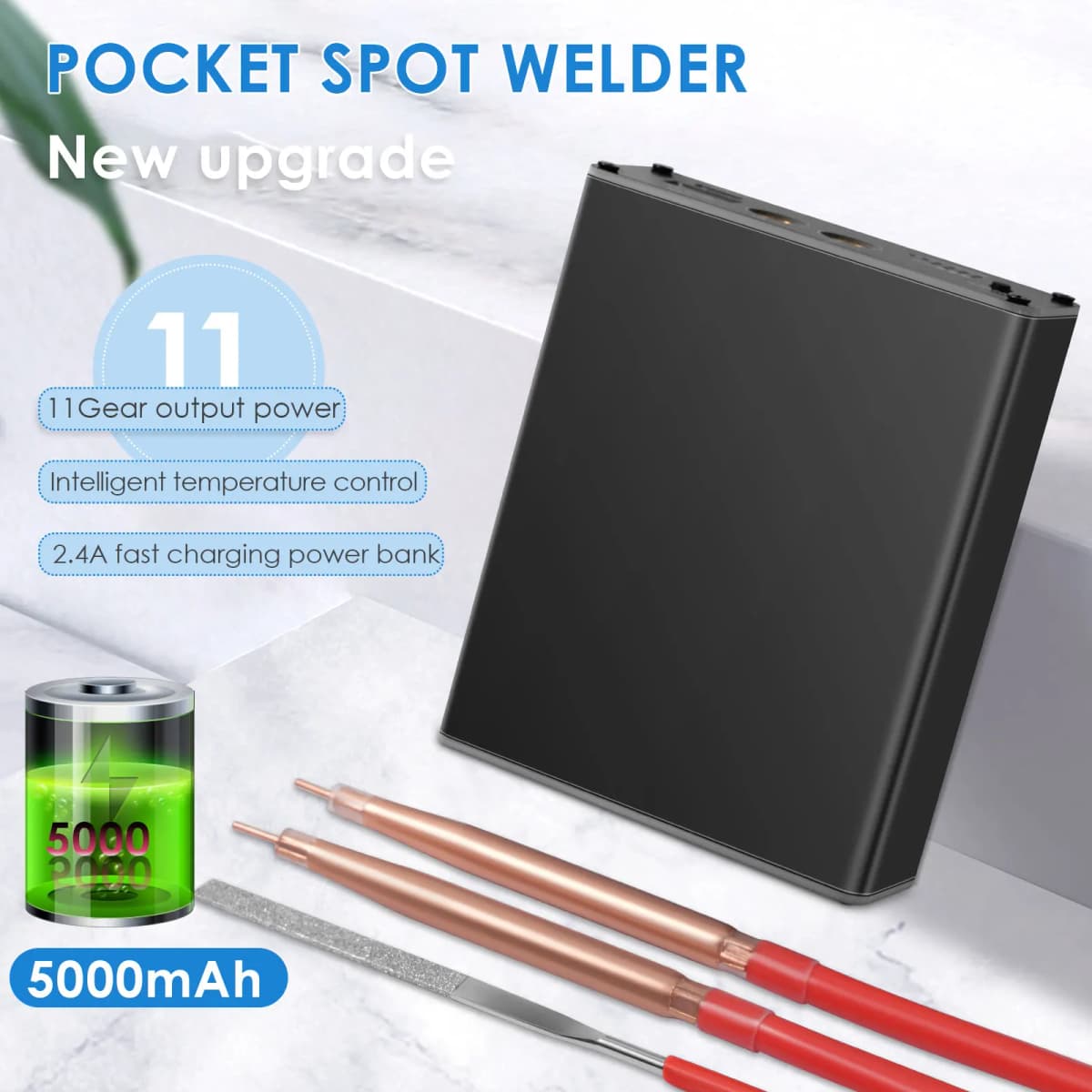 Portable DIY Transistor Mini Spot Welder Handheld Machine Fast 18650 Battery Various Welding Power Supply With Digital Display