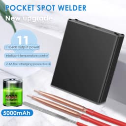 Portable DIY Transistor Mini Spot Welder Handheld Machine Fast 18650 Battery Various Welding Power Supply With Digital Display