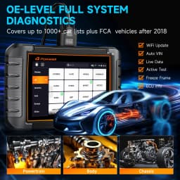 FOXWELL NT809 Automotive Scanner Bidirectional Test All System 30+ Reset Injector Coding Throttle Relearn Diagnostic Tool