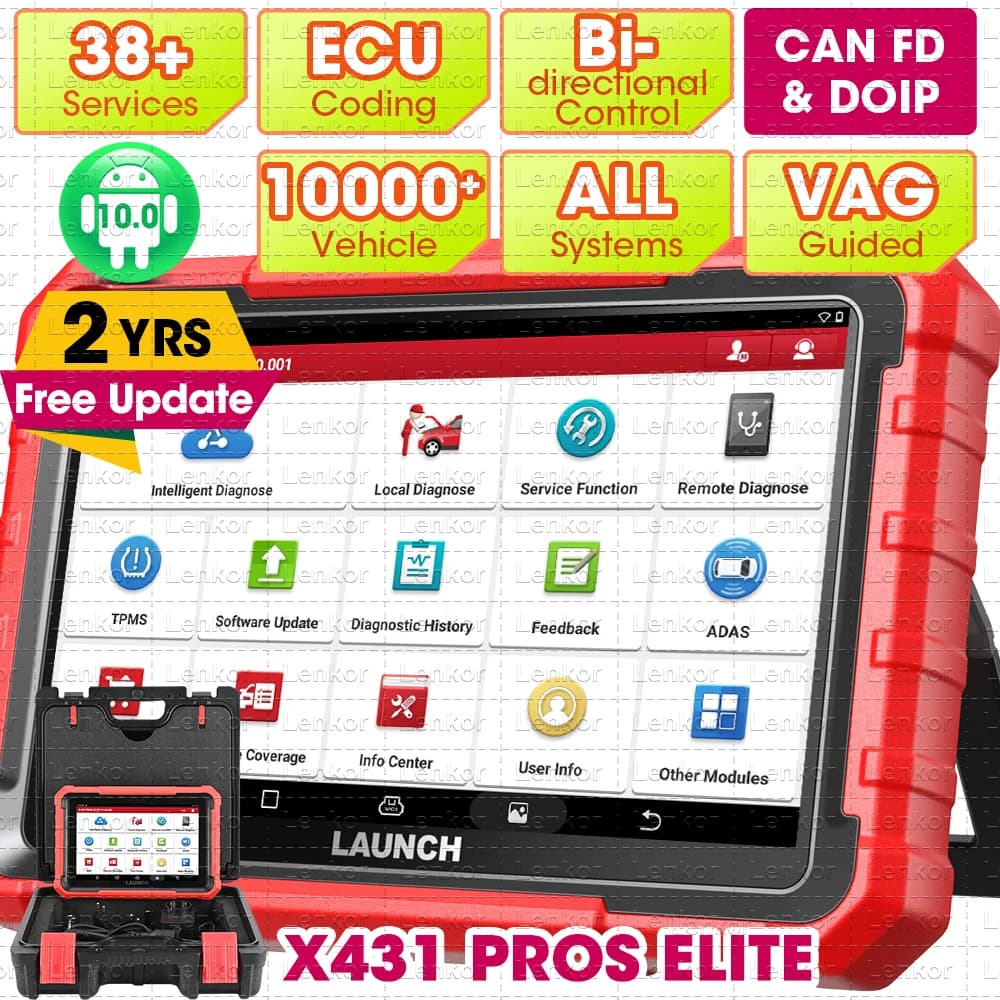 LAUNCH X-431 PROS Elite Car Diagnostic Tools Professional OBD 2 Diagnostic Tool Auto Automotive Tool Auto Scanner