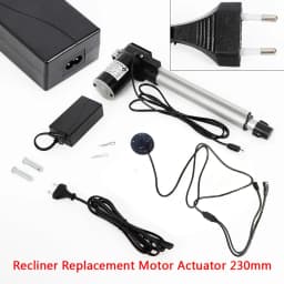 Powerful Linear Actuator with 24V Motor, 6000N Load Capacity, 9-inch Stroke, Low Noise, and IP44 Protection