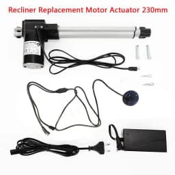 Powerful Linear Actuator with 24V Motor, 6000N Load Capacity, 9-inch Stroke, Low Noise, and IP44 Protection