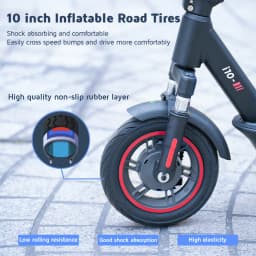 Electric Scooter i10 battery 15 Ah inflatable tires 10 inch range 45 km maximum speed 25 km/h mobile app compatible