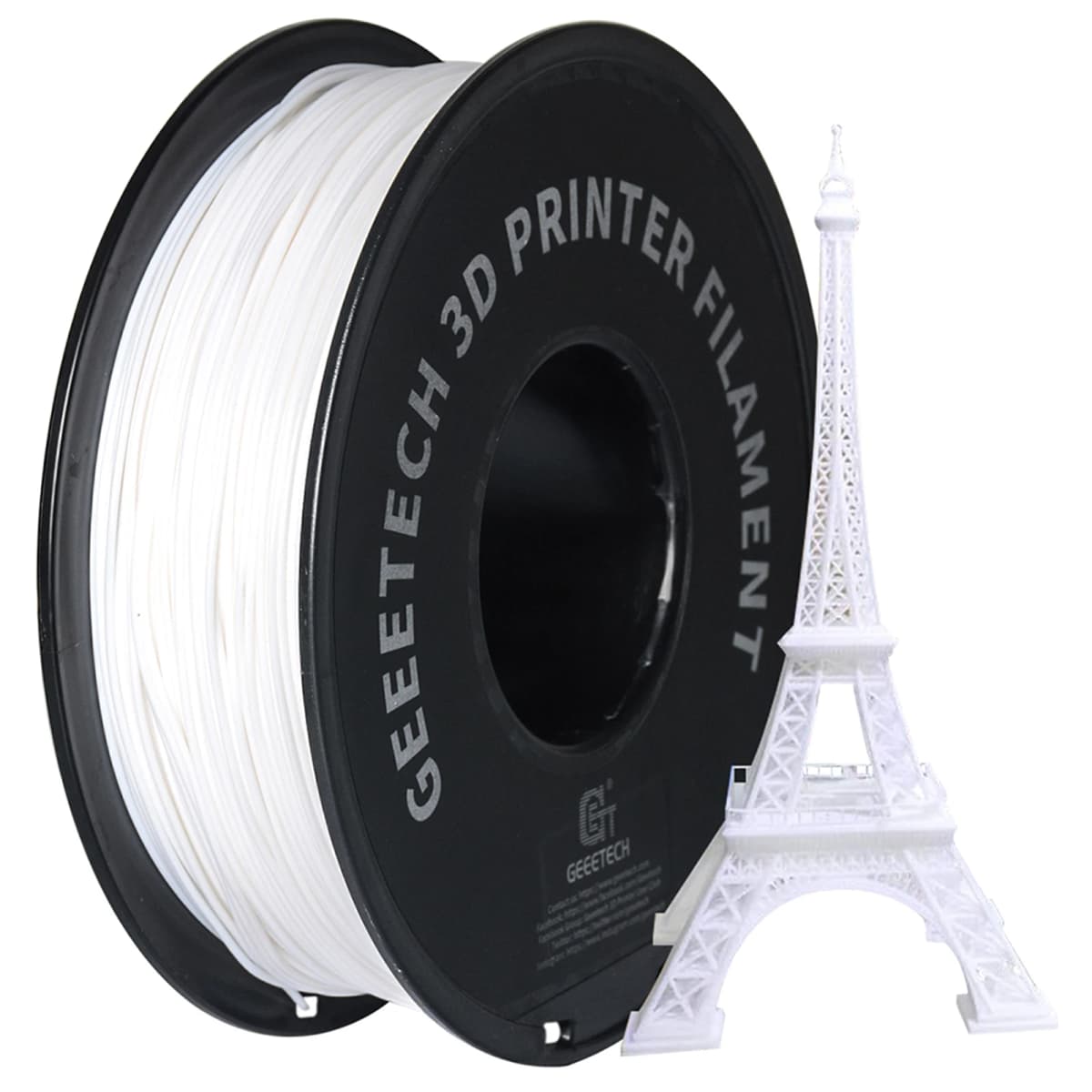PLA Filament for 3D Printer 1.75mm Dimensional Accuracy +/- 0.03mm 1kg 3D Printing Material Spool (2.2 lbs)