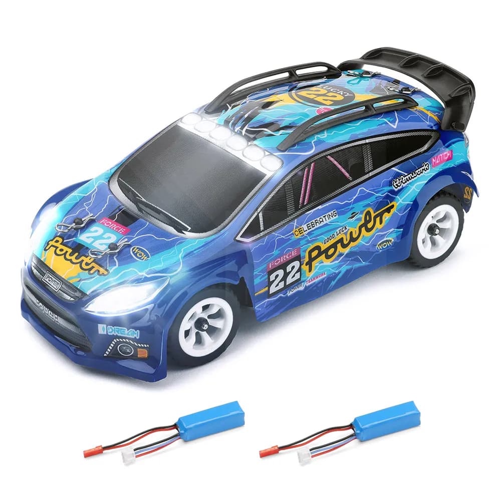 Brushed RTR RC Car Wltoys 284010 1/28 2.4G 4WD Drift LED Lights 30m/h High Speed Full Proportional Vehicle Models Toy