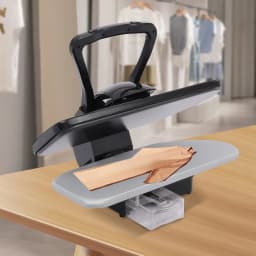 1600W Large Steam Iron Press 68cm with LED Touch Screen Digital Steam Press with Multiple Fabric Settings w/Removable Water Tank