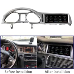 Bonroad Car Android Multimedia CarPlay Screen GPS Navigation Radio Stereo For Audi Q7 4L 2005-2015 MMI 2G 3G Bluetooth WIFI