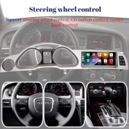 Bonroad Car Android Multimedia CarPlay Screen GPS Navigation Radio Stereo For Audi Q7 4L 2005-2015 MMI 2G 3G Bluetooth WIFI