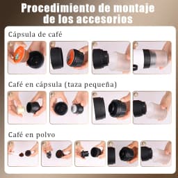 Portable Electric Capsule Coffee Maker Espresso Pot Cordless Heating Pump Press Coffee Maker Travel and Car 3 in 1 Coffee Pot