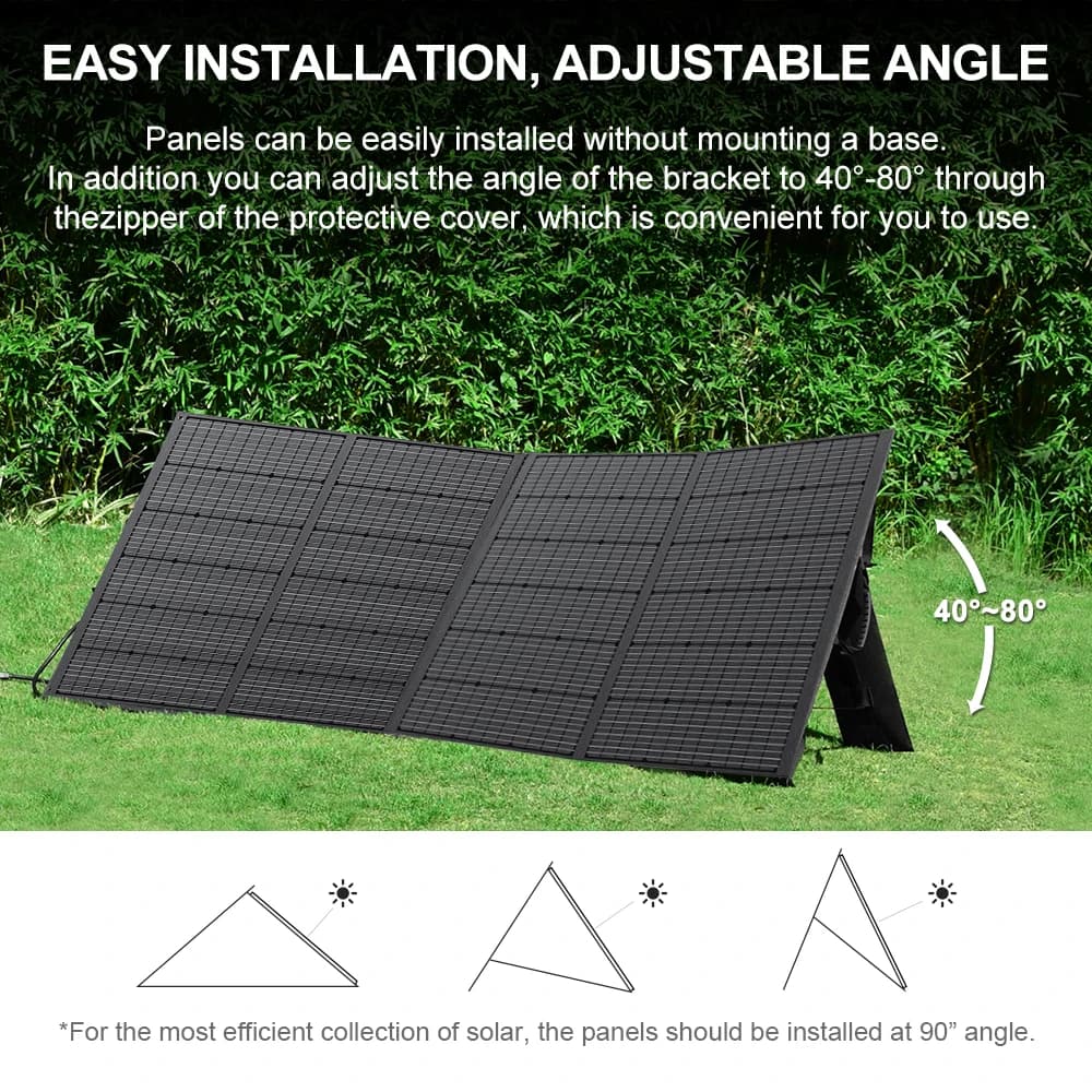 TALLPOWER 200W Portable Foldable Solar Panel High-capacity Solar Charger High Speed Charging 1.5 Hours to Fully Charge