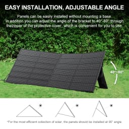 TALLPOWER 200W Portable Foldable Solar Panel High-capacity Solar Charger High Speed Charging 1.5 Hours to Fully Charge