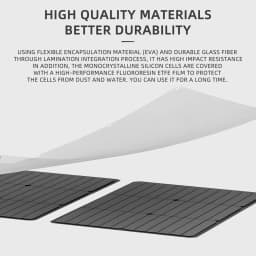 TALLPOWER 200W Portable Foldable Solar Panel High-capacity Solar Charger High Speed Charging 1.5 Hours to Fully Charge