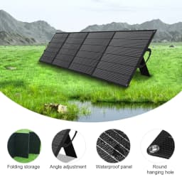 TALLPOWER 200W Portable Foldable Solar Panel High-capacity Solar Charger High Speed Charging 1.5 Hours to Fully Charge