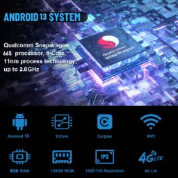 Bonroad 8GB 128GB Snadragon Android 13 Car Radio Screen For BMW F20 F21 F22 F30 F31 F32 F34 F36 Multimedia Player GPS Navigation