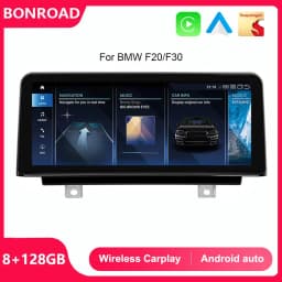 Bonroad 8GB 128GB Snadragon Android 13 Car Radio Screen For BMW F20 F21 F22 F30 F31 F32 F34 F36 Multimedia Player GPS Navigation