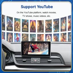 Road Top Wireless Android Auto For Audi Car Q5 2018-2019 Carplay Interface Mirror Link Air Play
