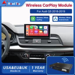 Road Top Wireless Android Auto For Audi Car Q5 2018-2019 Carplay Interface Mirror Link Air Play