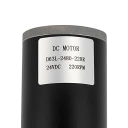 Micro DC Motor DC Gear Motor Electric Geared Motor DC Reduction Motor Self-Locking Motor Left/ Right(Selectable) 80W-24V 220RPM