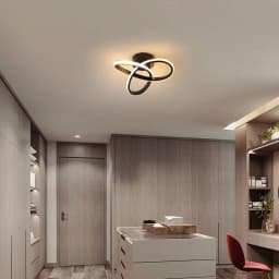 Modern Led Ceiling Lamp Led Ceiling Light 22W 2200Lm for Bedroom Dining Room Kitchen Hallways Living Room, Diameter 25cm