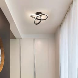 Modern Led Ceiling Lamp Led Ceiling Light 22W 2200Lm for Bedroom Dining Room Kitchen Hallways Living Room, Diameter 25cm