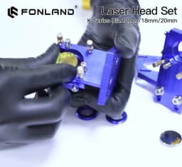 Fonland K Series CO2 Laser Head Set D12 18 20 FL50.8mm Lens for 2030 4060 K40 Laser Engraving Cutting Machine Fast Shipping