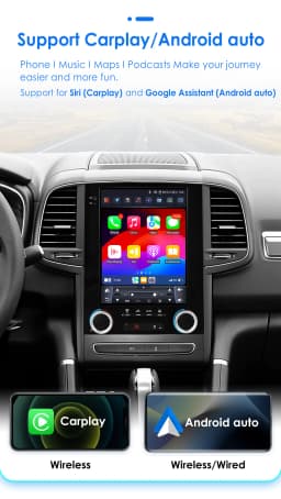 Hizpo Car Android For Renault Megane 4 Radio Samsung Koleos SM6 Talisman 2017 - 2019 For Tesla Style 4G WIFI GPS Navi Multimedia