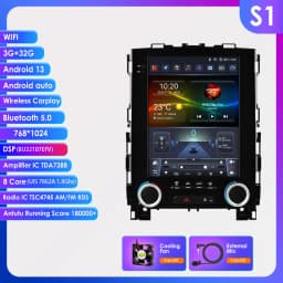 Hizpo Car Android For Renault Megane 4 Radio Samsung Koleos SM6 Talisman 2017 - 2019 For Tesla Style 4G WIFI GPS Navi Multimedia