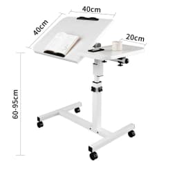 Portable Adjustable Desktop Computer Table Turning Table For Pc Bed Can Be Lifted Desk With Wheel Bedside Table For Sofa Bed