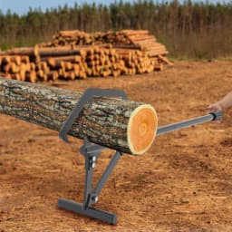 Wood Lifter 51 Inches Rust-Resistant Adjustable Logging Roller Cant Hook Effortless Cleaning Logging Tools for Lifting Wood