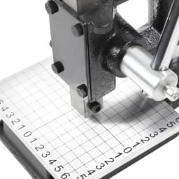 Manual Press Puncher 0-16cm Adjustable Height for Leather Craftsmen for Punching Pronging Stamping Processes