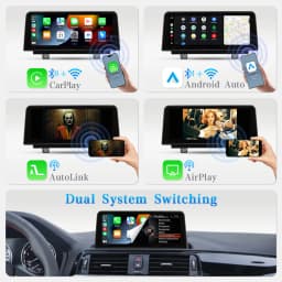 AUTOTOP 10.25'' Car Stereo replacement Touchscreen Wireless Carplay Android Auto For BMW X3 F25 X4 F26 CIC NBT 2011-2016,GPS USB