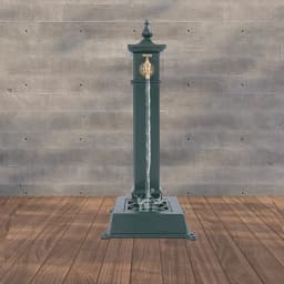 Freestanding Floor Mounted Faucet Rust Resistance Easy To Clean Retro Water Column Faucet for Parks/Farms/Schools/Yards/Gardens