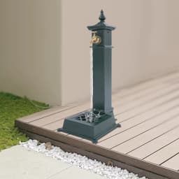 Freestanding Floor Mounted Faucet Rust Resistance Easy To Clean Retro Water Column Faucet for Parks/Farms/Schools/Yards/Gardens
