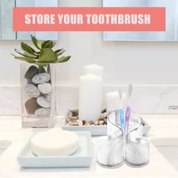 Silicone Storage Box Mold with 3-Slot Vase Silicone Mold Epoxy Resin Casting Molds for Pen Holder Cosmetic Make-Up Container