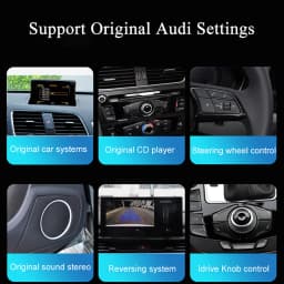 BONROAD For Audi Q5 2009-2016 Android Car Radio Multimedia Player Carplay Touch Screen Bluetooth WIFI GPS Navigation Stereo