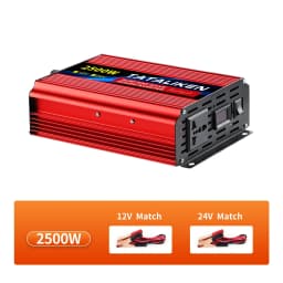 1000W-10000W 50HZ Pure Sine Wave DC12 To AC 220V Voltage Power Converter Solar Car Transformer With LED Displa