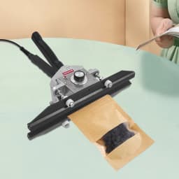 FKR-300 Hand-Held Bag Sealer Portable Handle Heat Sealing Machine 10mm Width Aluminium Foil Bag Kraft Paper Packing Sealer