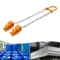 Multi Functional Lifting Pliers Manganese Steel Yellow 1T For Cranes And Forklifts With Top Lifting Eyes Used In Chemical Plants