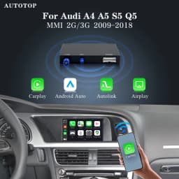 AUTOTOP Android Auto Smart Adapter For Audi A4/A5/S4/S5/Q5 MMI 2G/3G Wireless CarPlay AirPlay MirrorLink Bluetooth GPS Wifi