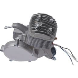 BYMAOCAR 80CC 2-Stroke Motor Engine set Petrol Gas Engine Bicycle Bike Motor Kit Fit DIY Air Cooling Black 14MM