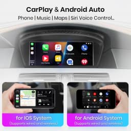 Junsun 8 Core Wireless CarPlay Andorid Auto Car Radio For BMW 3 Series E60 E61 E63 E64 5 Series E90 E91 E92 E93 2004-2012