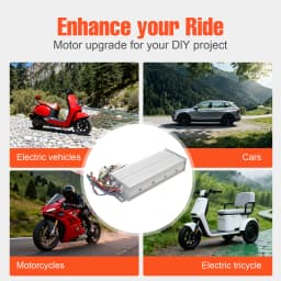 48-72V Speed Controller Electric Brushless Motor Controller DC 2000W Regulator Intelligent For E-bike Electric Bicycle Scooter