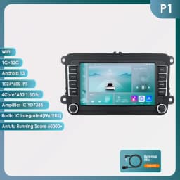 Android13 Car Radio For Volkswagen Skoda Octavia golf 5 6 touran passat polo Jetta 2Din Car Multimedia Player GPS WiFi Carplay