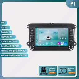 Android13 Car Radio For Volkswagen Skoda Octavia golf 5 6 touran passat polo Jetta 2Din Car Multimedia Player GPS WiFi Carplay