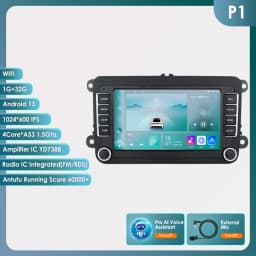 Android13 Car Radio For Volkswagen Skoda Octavia golf 5 6 touran passat polo Jetta 2Din Car Multimedia Player GPS WiFi Carplay