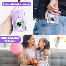 Digital Camera 1080P 44MP HD Compact Camera with 2.4 ''LCD 16X Digital Zoom Camera for Kids