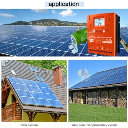 MPPT 3KW Hybrid Solar Wind Controller 12V24V48V With Bluetooth, LCD Display, All Battery Use for Solar Panels or Wind Generator