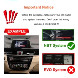 Bonroad 10.25 "Wireless Carplay Android Auto Linux Car Multimedia Player For BMW X1 F48 X2 F49 NBT System 2016-2017 Monitor Link